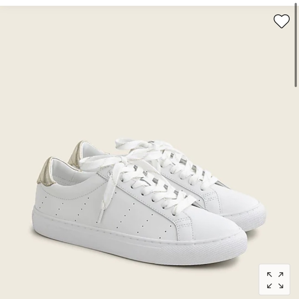 COPY - Jcrew Saturday Sneakers with Gold Trim, size 7.5